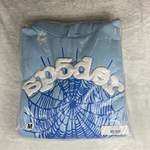 *READ DESC Baby Blue Sp5der Hoodie Sz M